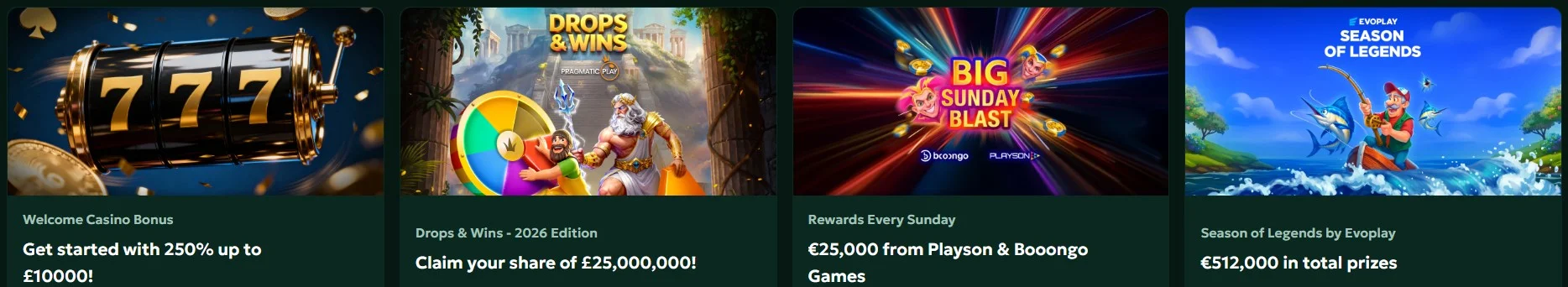 SagaSpins Casino bonus